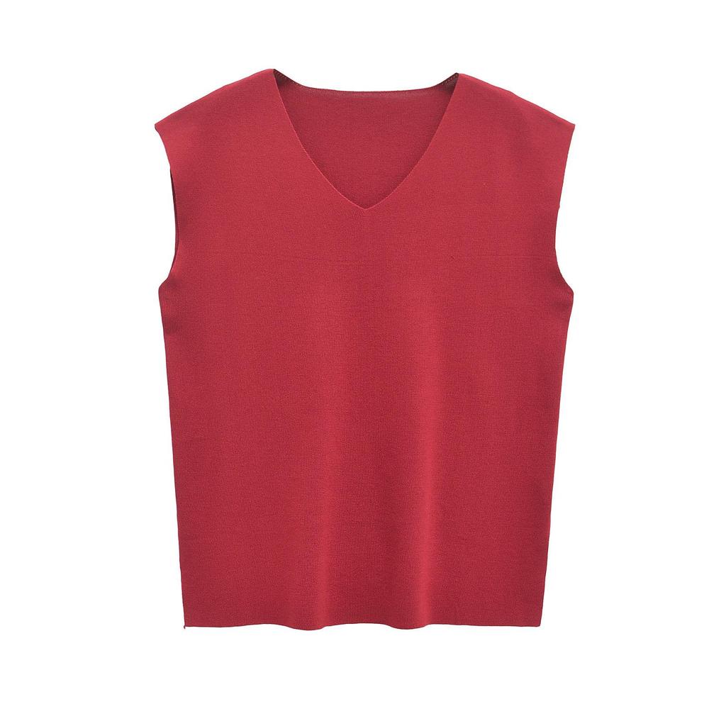 Winter 2024 Women's European-American Style Fashion Slit Top & Wide Hem Short Skirt