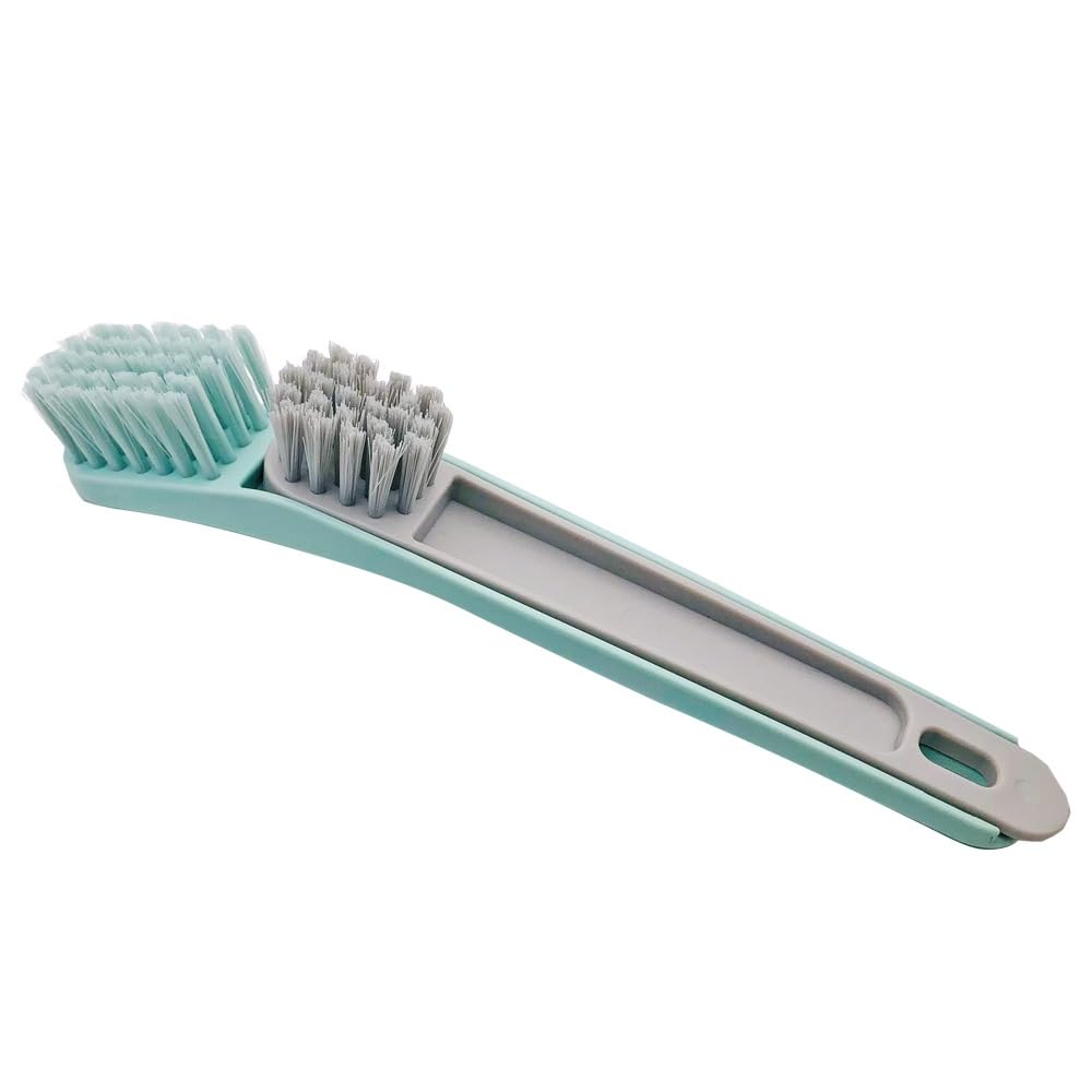 RSINC Hand Nail Scrub Brush Long Handle  Cleaning Brush for  Bathroom Kitchen Sink Washing Shoe Clothes Fingernail Brushes Foot Scrubber | 2PCS
