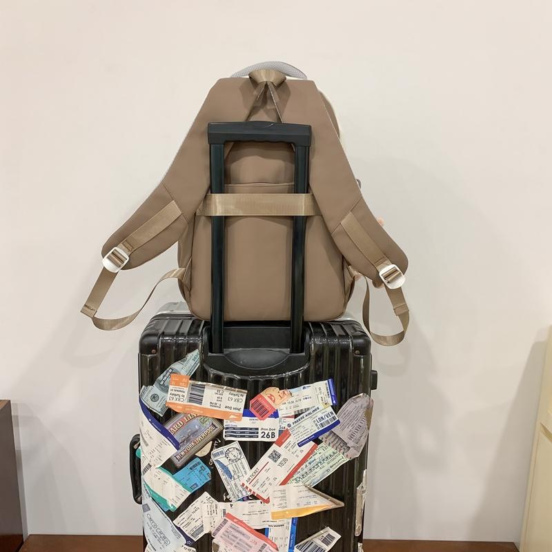 Школьный женский дорожный рюкзак контрастного цвета — фото 5