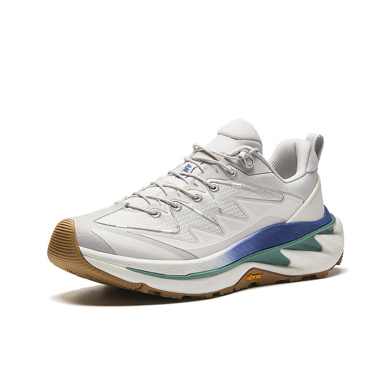 Anta Explore ProANTA Explore Wild 3 Men Professional Outdoor Hiking Shoes Ivory White Blue Green Gum 912425512-1