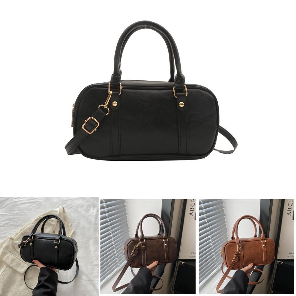 Popular Women's Bag 2024 New Korean Style Crossbody Bag Simple Vintage Bag