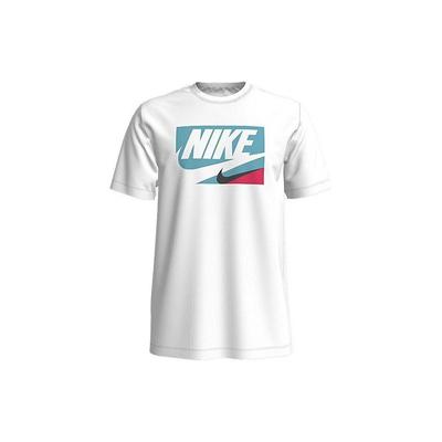 Logo Print Pullover Short Sleeve T-Shirt Men Tops White DD9156-100