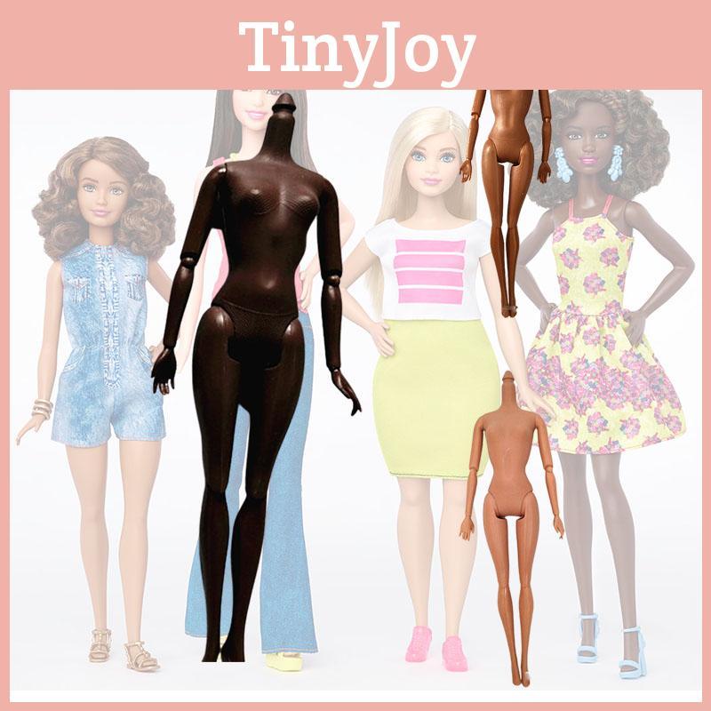 Premium African Doll With 11 Joints 27cm Black Skin Deep Brown Charcoal Black High Quality Multi-joint Body Accessory 85g