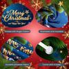 Happy New Year Banner Gold Letters Merry Christmas Banner New Year Banner Snowflakes Christmas Decoration For Mall Decoration