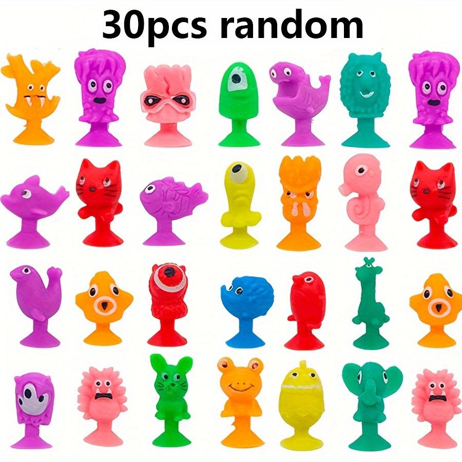 10-50pcs Mini Suction Cup Monster Collectibles Desk Window Decor Novelty Figure Monster Clings for Office Home Birthday Gift JXB