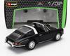 Burago Mini Car Porsche 911 Targa Convertible TARGA SPIDER 1967 1/32 (Black) [Item]