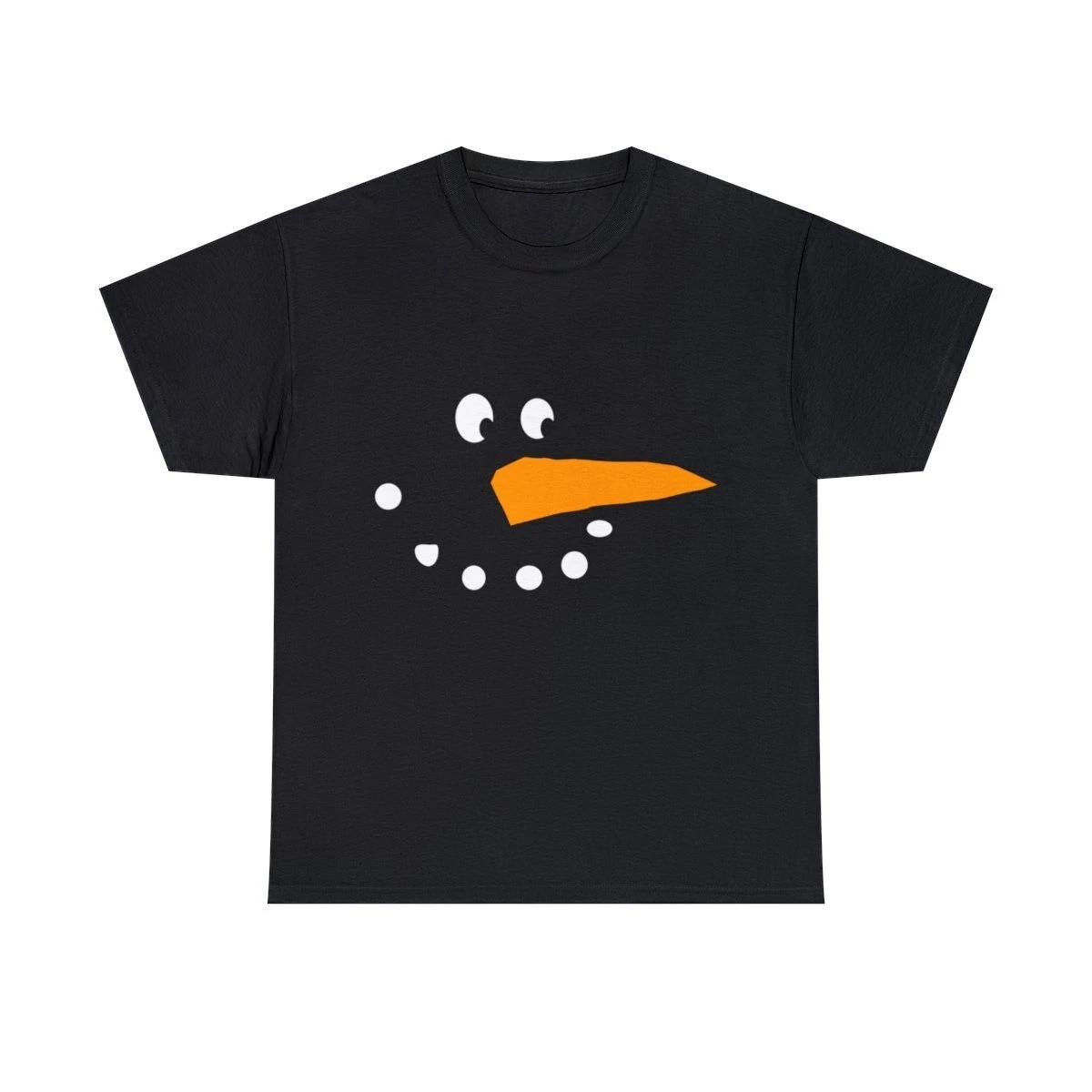 Christmas Snowman Graphic Tee Shirt, S-5XL S