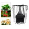 Silver Potato Grow Bag Waterproof Openable Planting Bucket For Plant Vegetable Flower