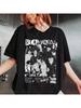 Vintage Men's and Women's Same Shirt Domination SKZ T-Shirt a Casual T-shirt Made of Pure Cotton Weighing Fans and Friends