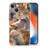 Cute Capybara Luxury Transparent Phone Case For iPhone 15 16 14 13 12 11 Pro Max XS X XR SE 7 8 Plus Clear Lens Protect Cover