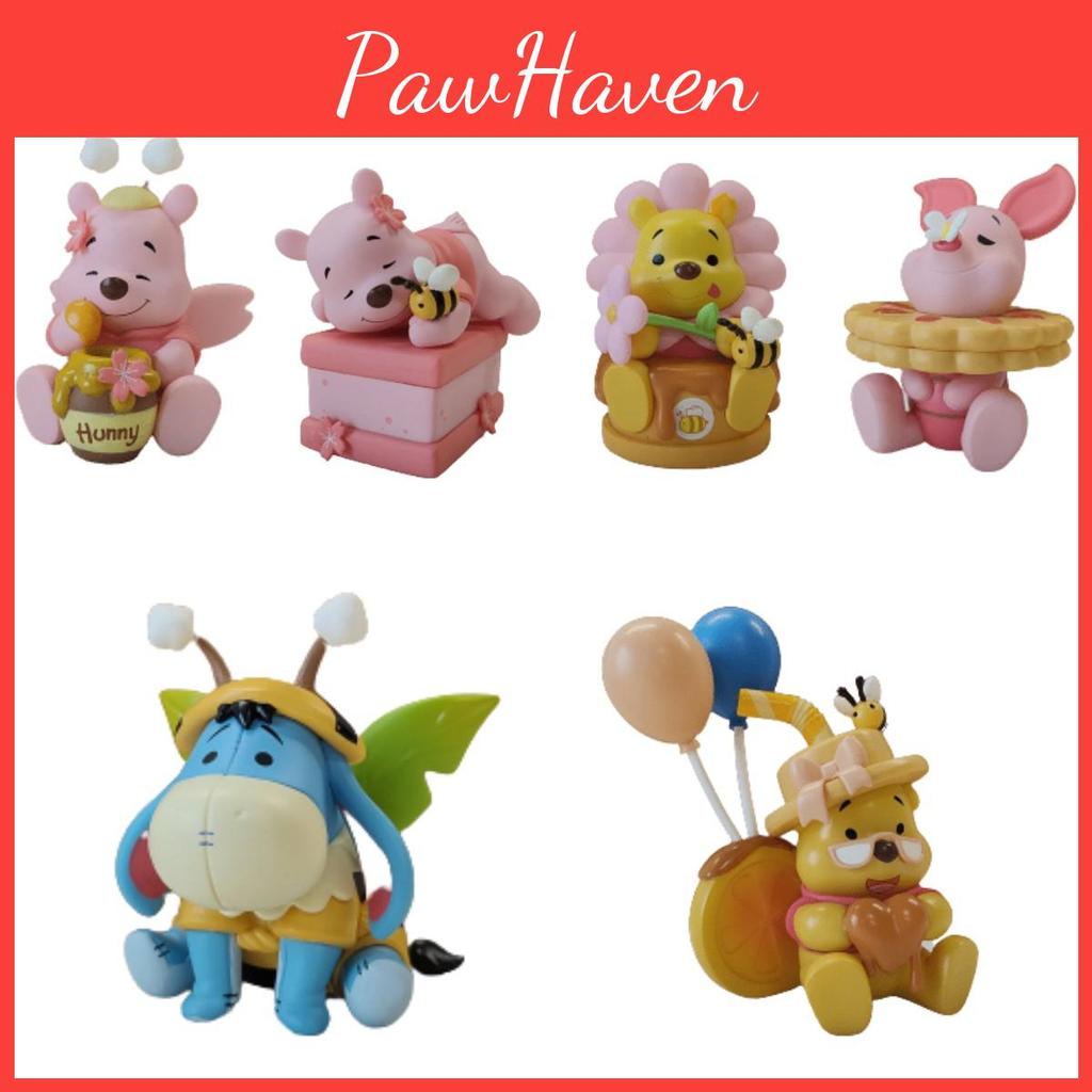 6pcs Pooh Bear Winnie Eeyore Piglet Figure Kids Xmas Gift Toy Model Cake Decor