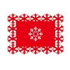 10PCS Christmas Snowflake Felt Placemat Restaurant Cutlery Mat Knife and Fork Covers Placemats Insulated Xmas Party Table Mats