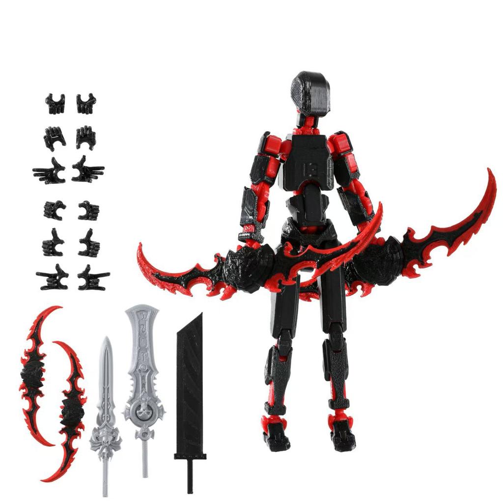 Dummy 13 Action Figure Assemble Well Titan Multi-articular Robot 3D Printer Movable Stress Relief Decompression Birthday Gift