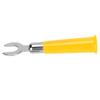 20Pcs 6mm UCelsiusY Type Electrical Crimp Terminals Insulated Fork Spade Wire Connectors for Industrial Electronic Equipment