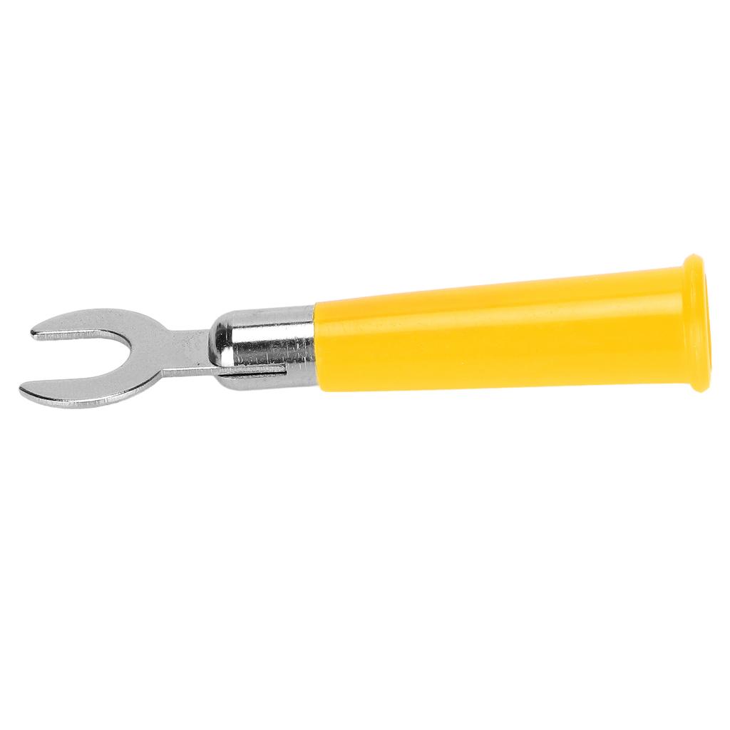 20Pcs 6mm UCelsiusY Type Electrical Crimp Terminals Insulated Fork Spade Wire Connectors for Industrial Electronic Equipment