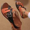 Fashion Women Slippers Lightweight Comfortable Wedge Sandals Open Toe Anti-Slip Slippers Casual Female Platform Retro Shoes Slides Women