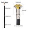 Gelber Diamant Typ Weiß Gehstock Mode Dekorative Gehstock Gentleman Elegant Cosplay Stock Knauf Krummstab 93cm