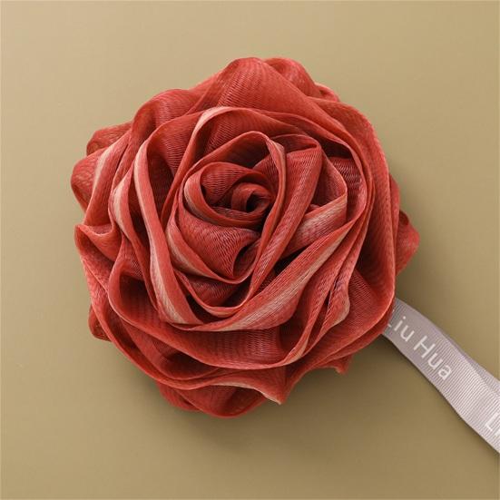 Bath Ball Ultra Soft Fast Foaming Fine Mesh Rose Shower Loofah Exfoliating Pouf Ball Bathroom Accessories