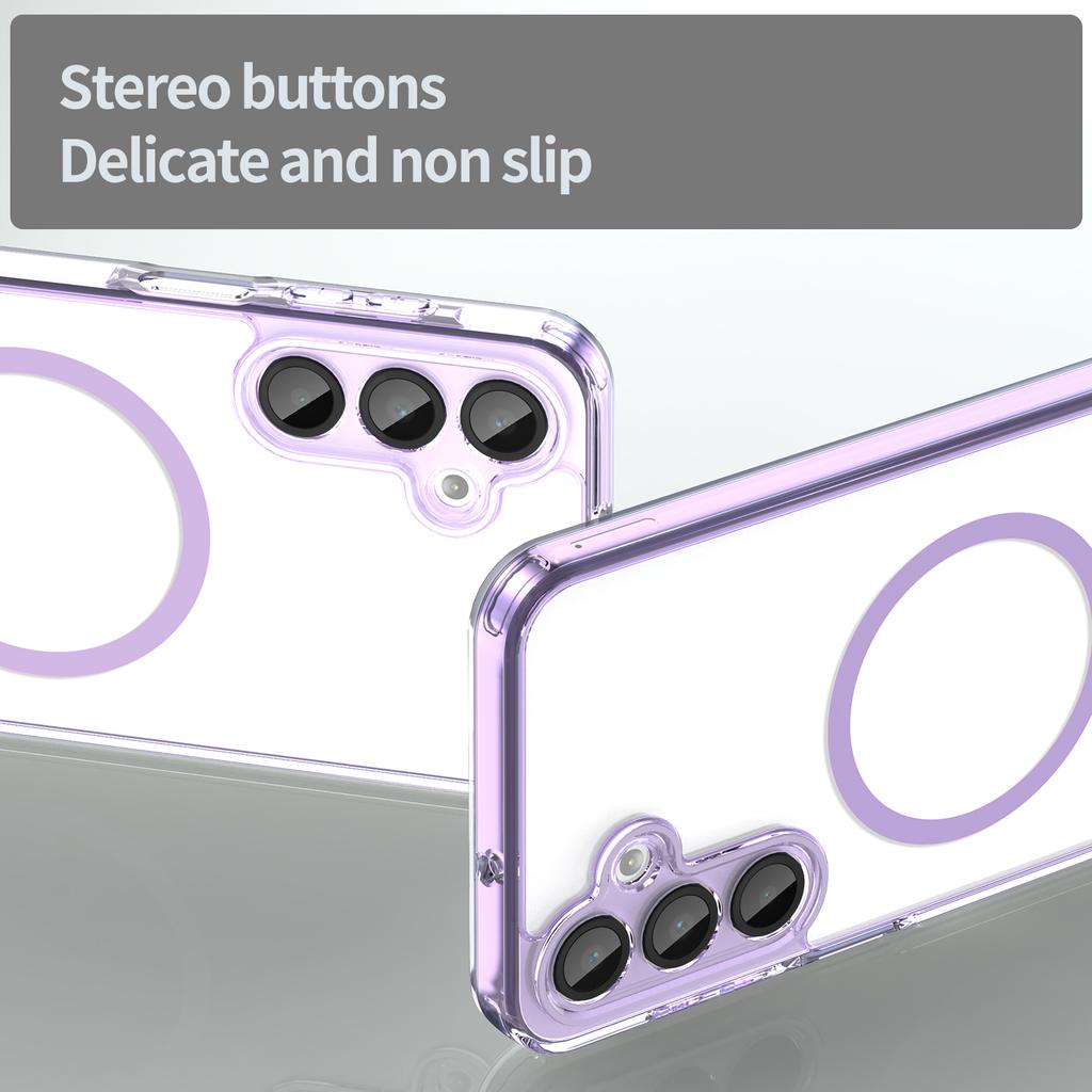 Samsung Galaxy A16 5G/A16 4G Clear Phone Case,Non-Yellowing Magnetic Phone Case for Samsung Galaxy A16 5G/A16 4G