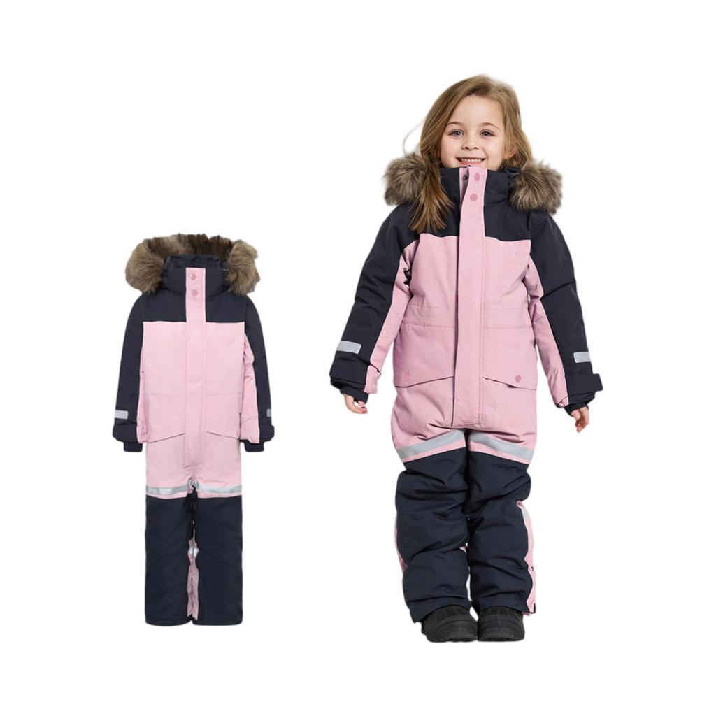 Kids' Snowsuit - Fleece Lined Insulated Onesie