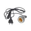 E27 Crawling Pet Heating Lamp Holder Power Cord Control Switch Piglet Chicken Brooder Heating Spiral Light Socket