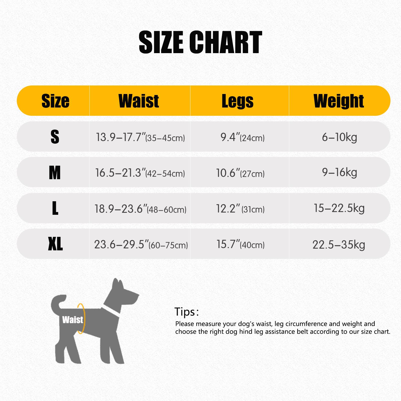 

Dog Sling for Large Dogs Hind Leg Adjustable Dog Lift Harnesses For Walking Climbing Pet Auxiliary Slings for Elderly, S