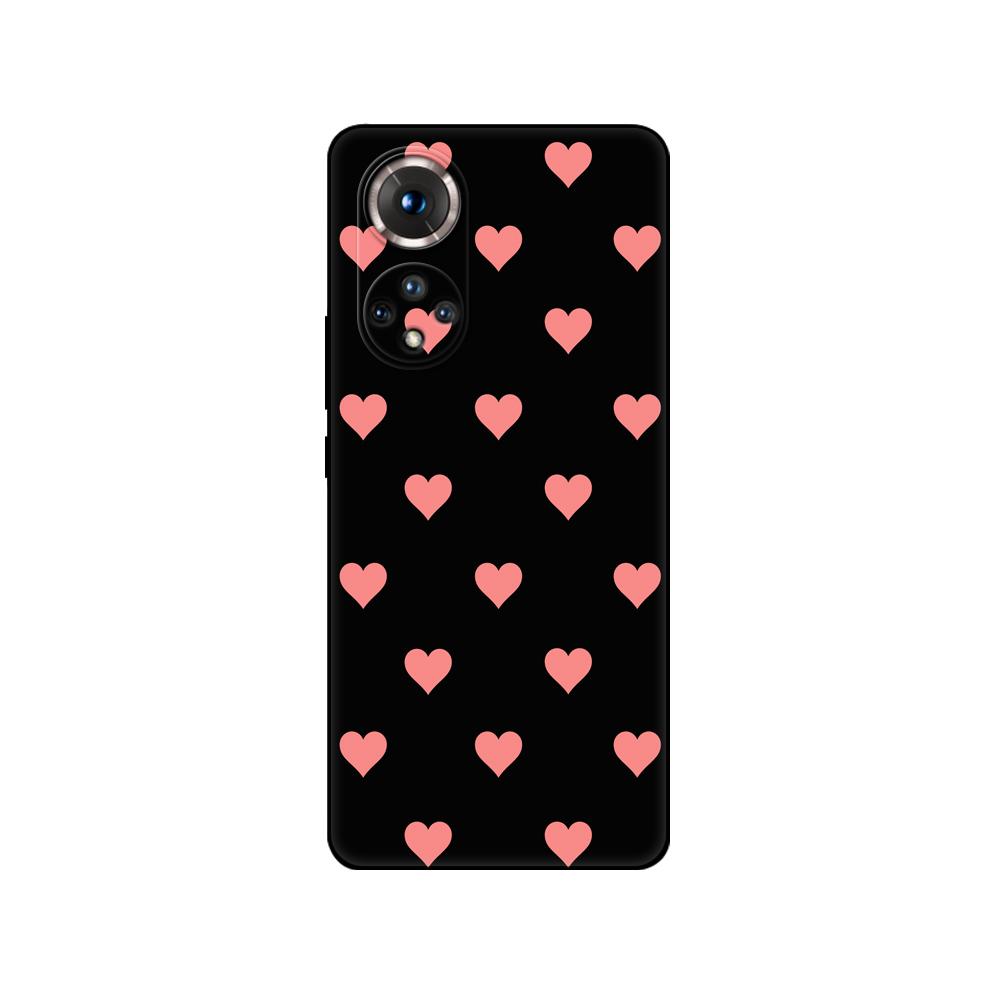 For Honor 50 50 Pro Case Silicon Phone Back Cover For Nova 9 Pro Case Nova9 Honor50 50Pro Black Tpu Case Pink Anime Space Car