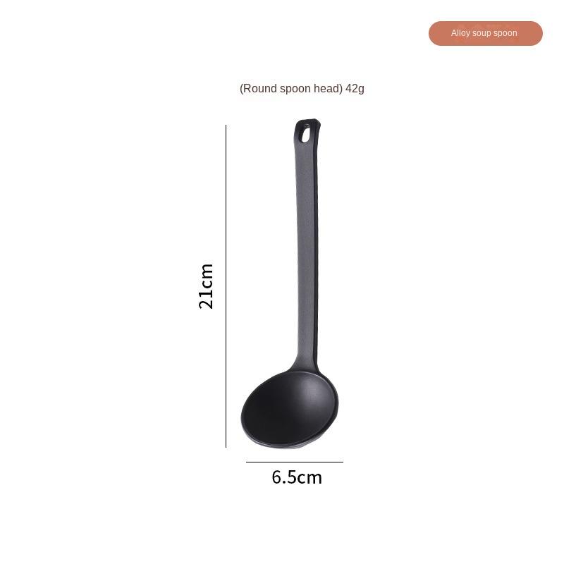 

Ложка HANYANG Ложка для риса Ложка для супа Лопатка для риса с антипригарным покрытием Ложка для отвара Глубокая головка ложки Устойчива к высоким температурам и падениям.