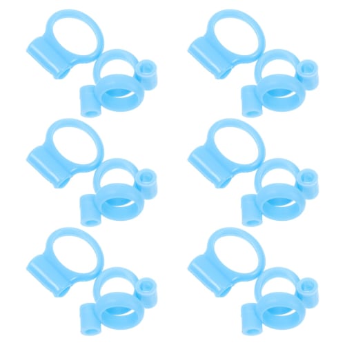 Cabilock 18Pcs Learning Chopsticks with Non-Slip Silicone Rings Training Chopsticks Helper