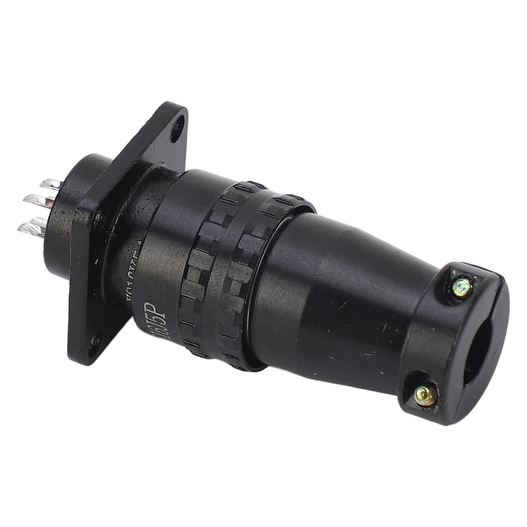 Luftfahrt-Steckdose, 5-poliger Stecker, Buchse, Messingkontakt, AC 400 V für Stromversorgung