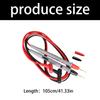 Heavy Duty Test Probes with Comfortable Rubber Coating Heat Resistant Design Test Leads for Multimeters & Clamps Meter