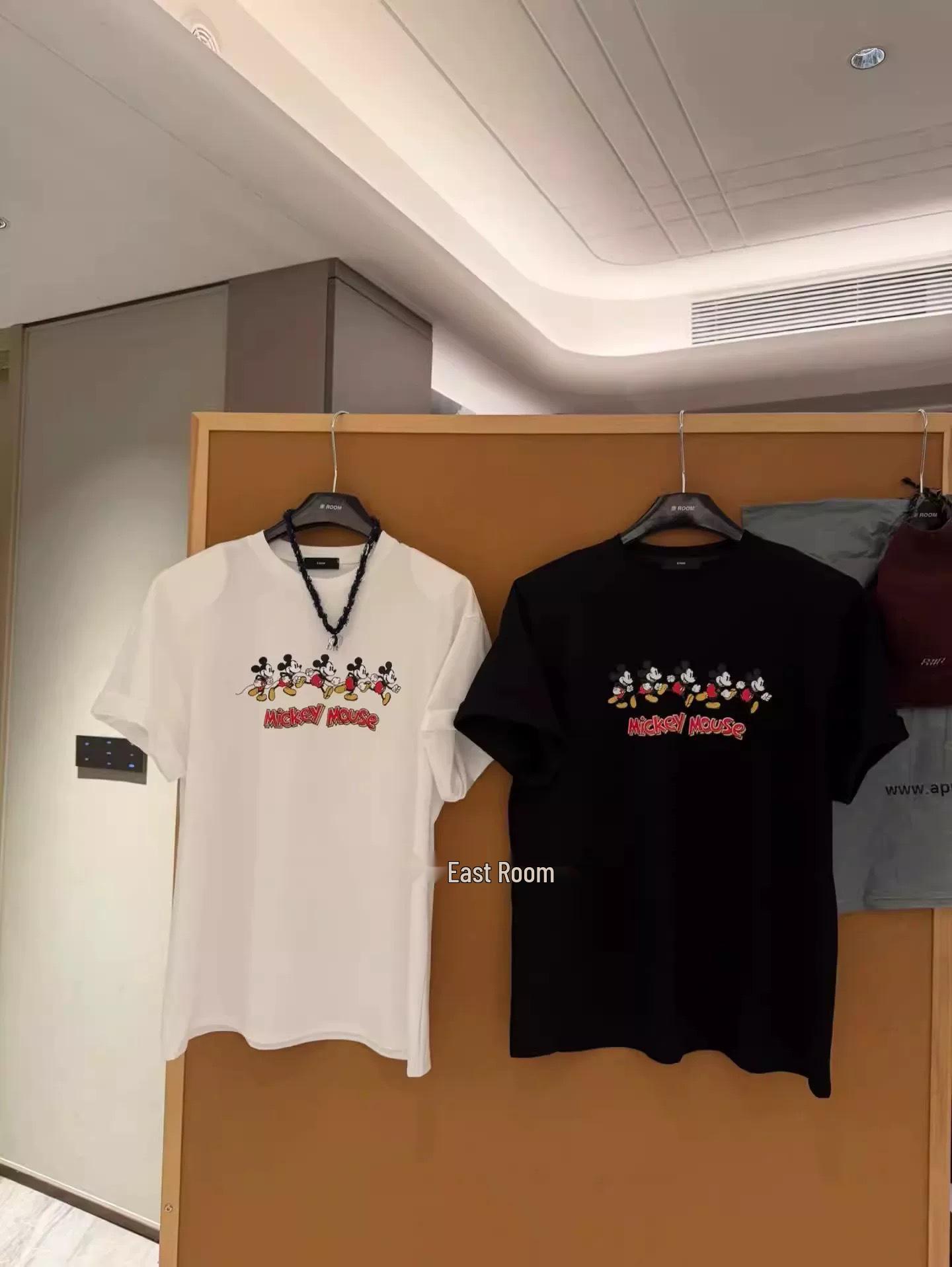 Korean Dongdaemun Plus Size Casual Mickey Cotton T-shirt for Women XL