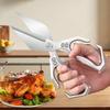 Powerful Kitchen Scissors Triangular Blade Chicken Bones Scissors Heavy Duty Stainless Steel Shears for Cutting Meat Scissors