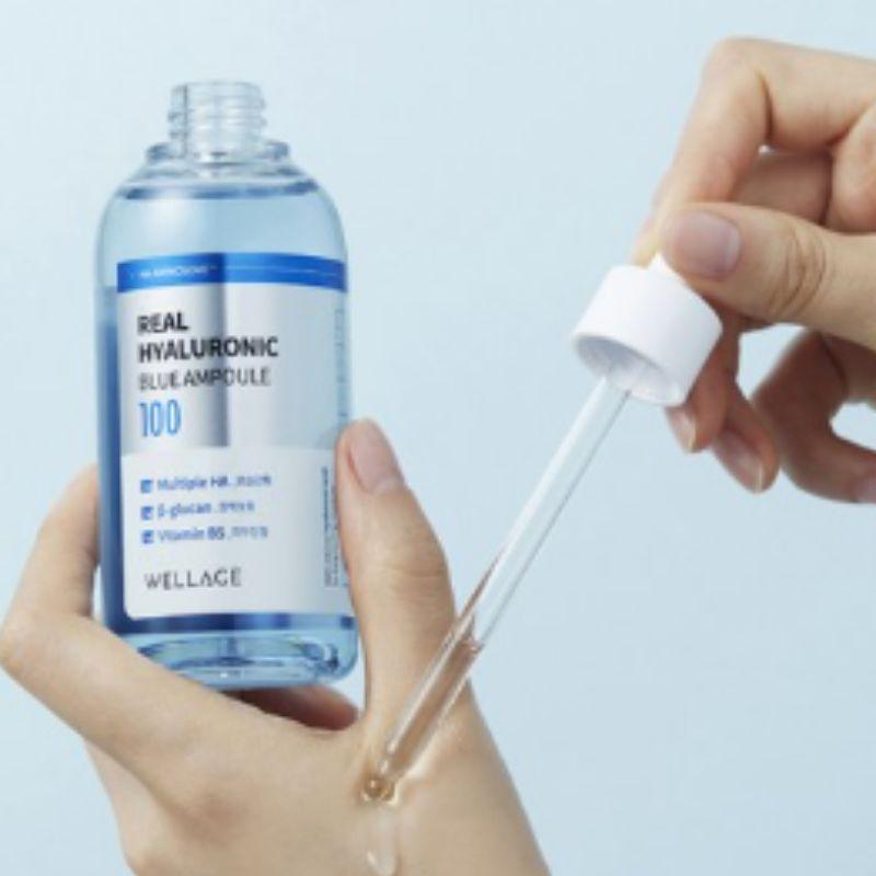 WELLAGE Real Hyaluronic Blue Ampoule 75ml
