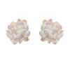 Mori Style Camellia Flower Stud Earrings: Niche Rose Design, Japanese & Korean Fashion, Small Fresh Fairy Earrings for Women