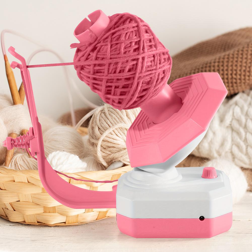 Yarn Winder Electric Yarn Ball Winder USB Plug In Automatic Yarn Spinner Cake Dispenser Electric Spooler for Knitting Enthusiast