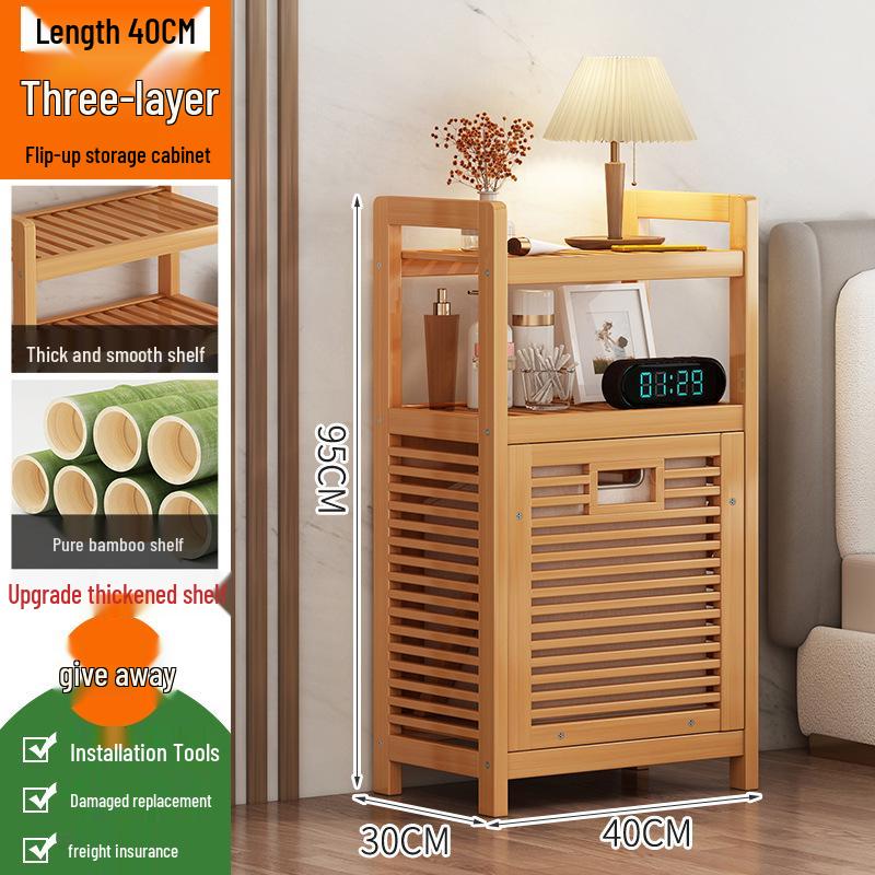 Multi-Layer Floor Storage Rack for Clothes and Bathroom Essentials
