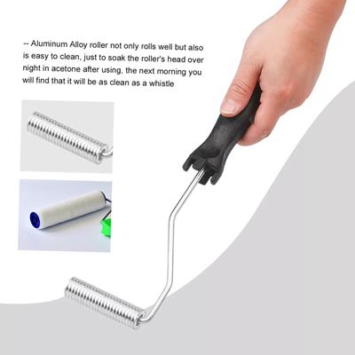 Váleček ze skelných vláken Hliníková slitina Laminační nástroj na bublinky Ergonomická rukojeť pro průmyslové aplikace a odstraňování bublinek