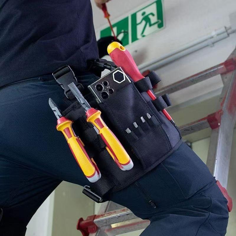 1Pc Work Belt Tool Bag Belt for Leg Tool Organizer Pouch Tactical Waist Bag Waist Tools Holder for Maintenance Worker Carpenter