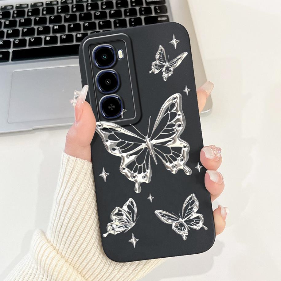 For Itel City 100 Case Luxury Sunset Marble Painted Soft Liquid Silicone Shockproof Cover For Itel City 100 2025 City100 4G Capa