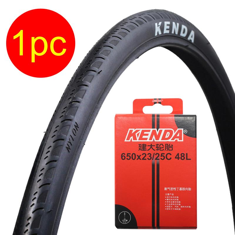 KENDA 650 bicycle tire 650*23C 60TPI 23-571 fixed gear road bike tires ultralight 251g anti-stab side tyre slick cycling pneu