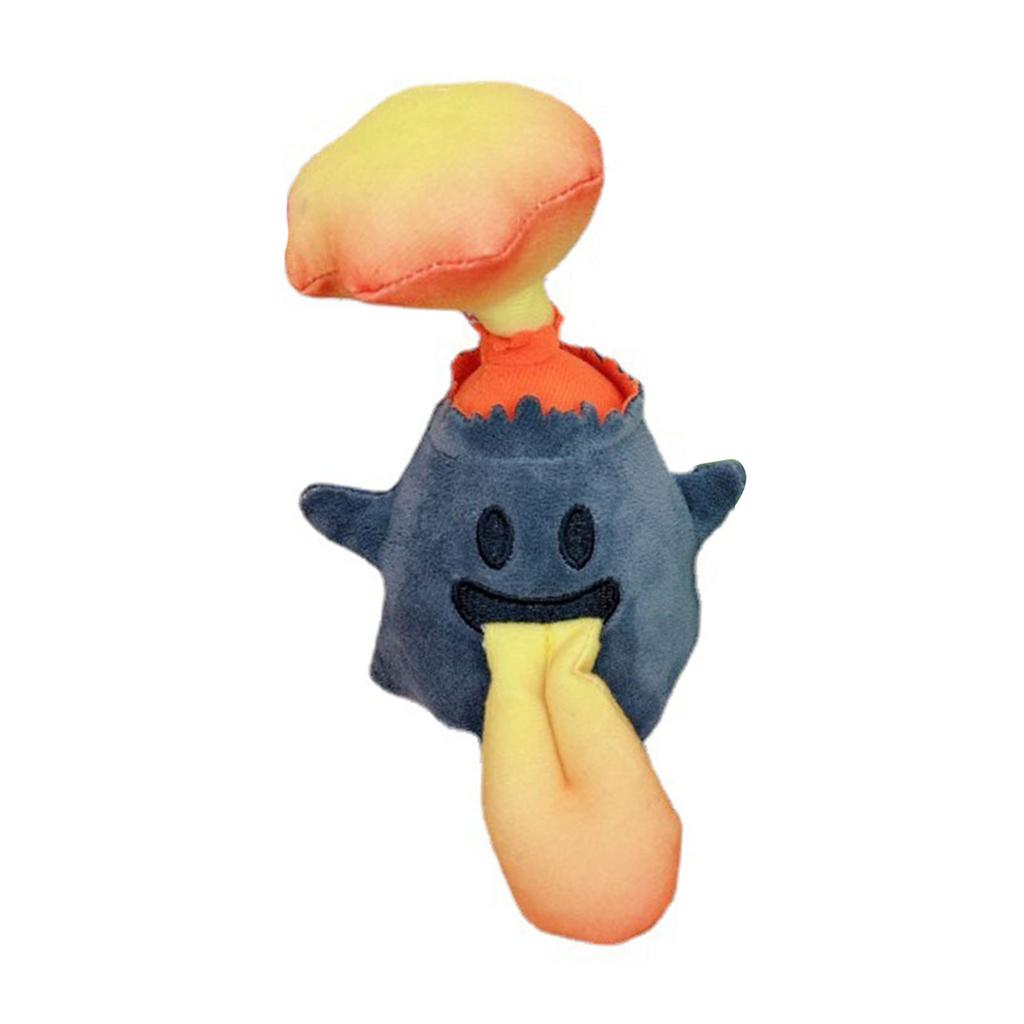 Spitting Tongue Plush Keychain Ornament Cute Little Ghost Hanging Decoration for Backpack Type 1