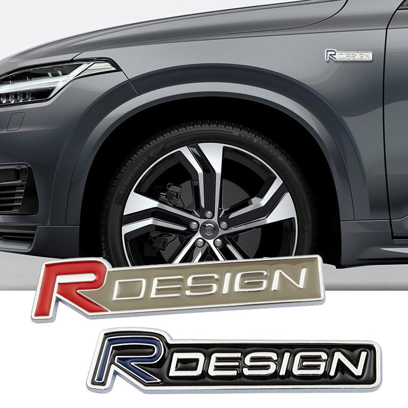 Car Trunk Logo Sticker Decoration Accessories For Volvo Rdesign Polestar AWD V50 S60 XC60 S40 XC40 XC90 V60 S80 S90 V90 V70 T6