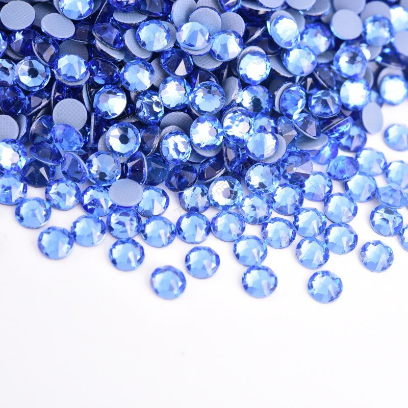 Eight Big And Eight Small Imitation Austrian Glass Hot Glue Bottom Hot Diamond Rhinestone Diy Clothing Accessories