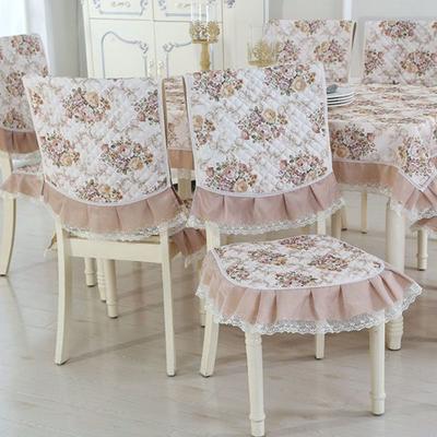 1 PIÈCE Housse de Chaise de Salle à Manger en Dentelle Amovible Lavable Spandex Jacquard Protection de Chaise Tapis pour Maison Mariage Fête Banquet