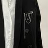 Brož s přívěskem s tmavým střapcem Pro muže Ženy Vintage Brože Punk Stay Gothic Šperky Harajuku Streetwear