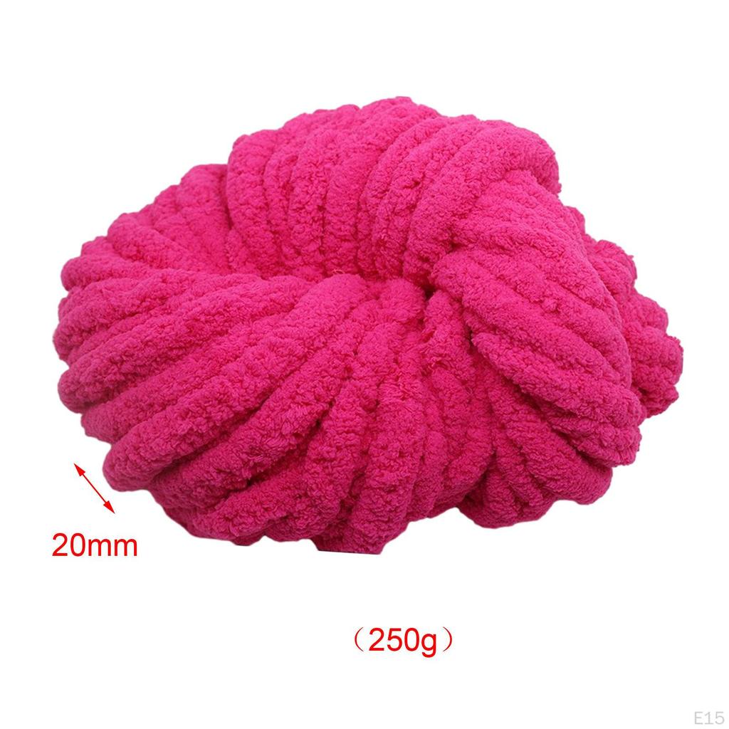 Chenille Yarn for Arm Knitting, Great Crafting Blankets and Cushions