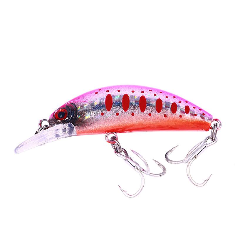 1Pcs Mini Sinking Minnow Fishing Lures 60Mm 5.5G Perch Wobblers Hard Deep Diving Artificial Bait Tackle