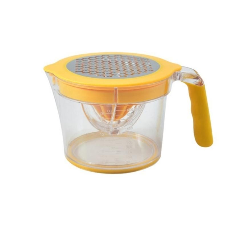 4 In 1 Manual Citruses Juicer Varied Function Kitchens Tool For Zesting Slicing Garlic Press And New Juice Extraction