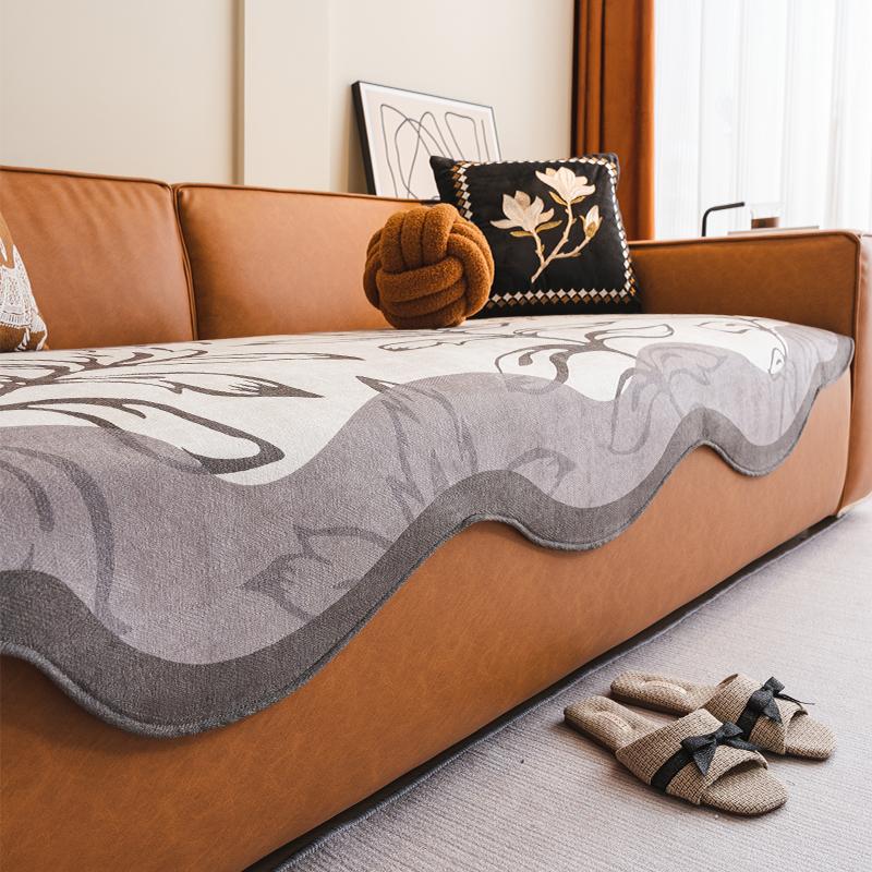 Flowers Sofa Cover Non-Slip Couch Slipcover Protector Universal Irregularity Sofa Cushion European Style Retro